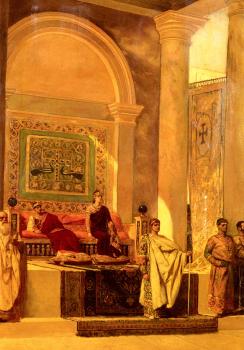 Benjamin Jean Joseph Constant : The Throne Room In Byzantium